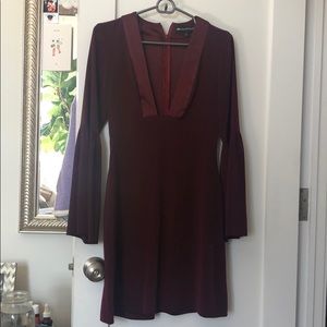 Gorgeous cranberry colored party dress